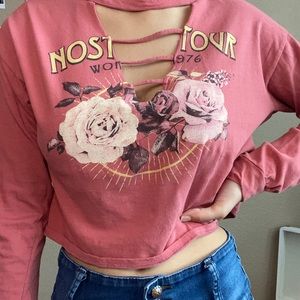 Cute Pink Crop top